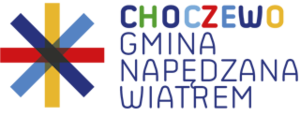 Gmina Napędzana Wiatrem logo Latarnik Choczewo sponsor